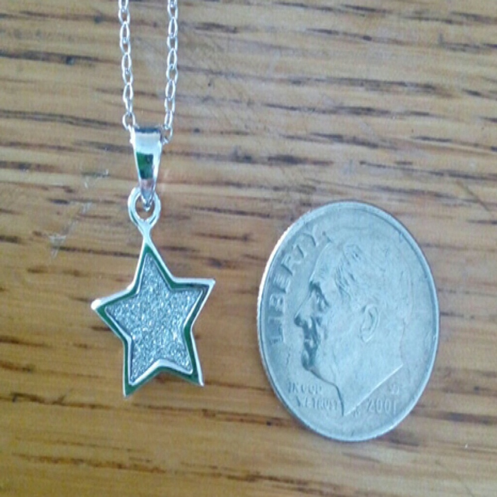 Sterling Star Necklace - Picture 2 of 6